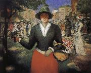 Kasimir Malevich flower girl oil on canvas